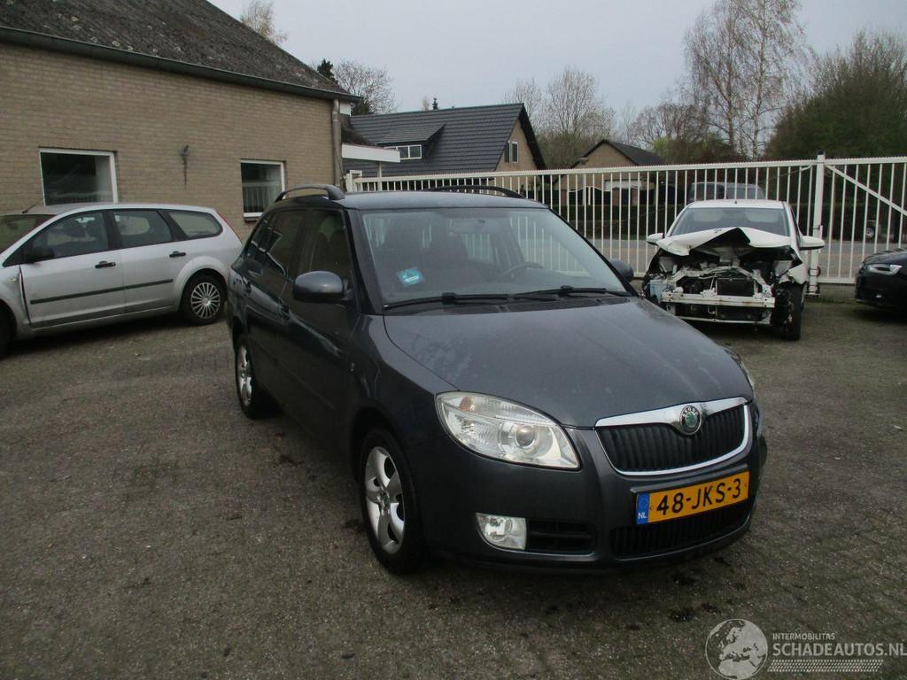 Skoda Fabia 1.4-16V Dynamic (bj 2009), Auto diversen, Stationwagon, Handgeschakeld, Zilver of Grijs, Skoda