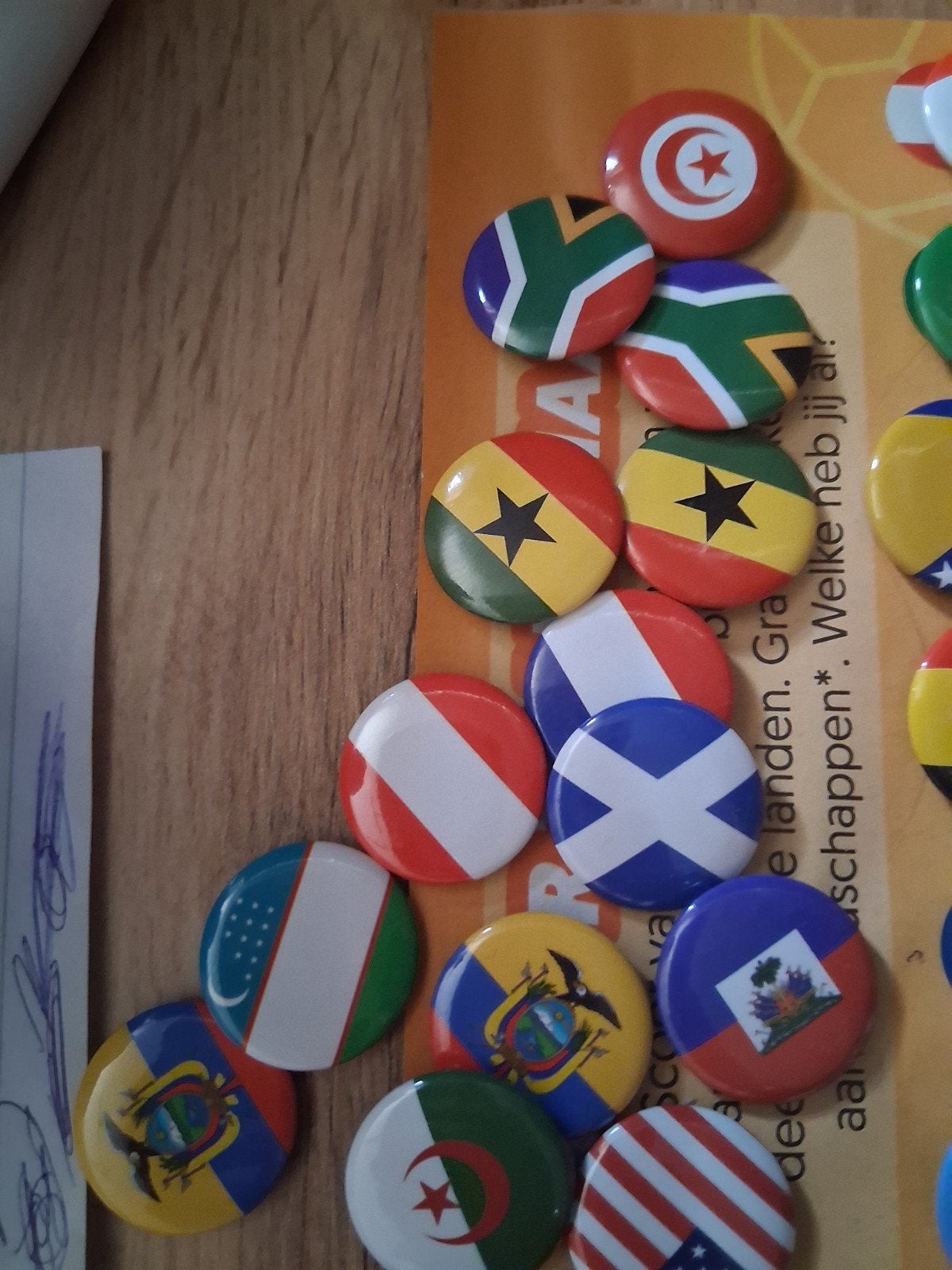 WK Buttons Deka, Ophalen of Verzenden, Gebruikt, Stad of Land, Button