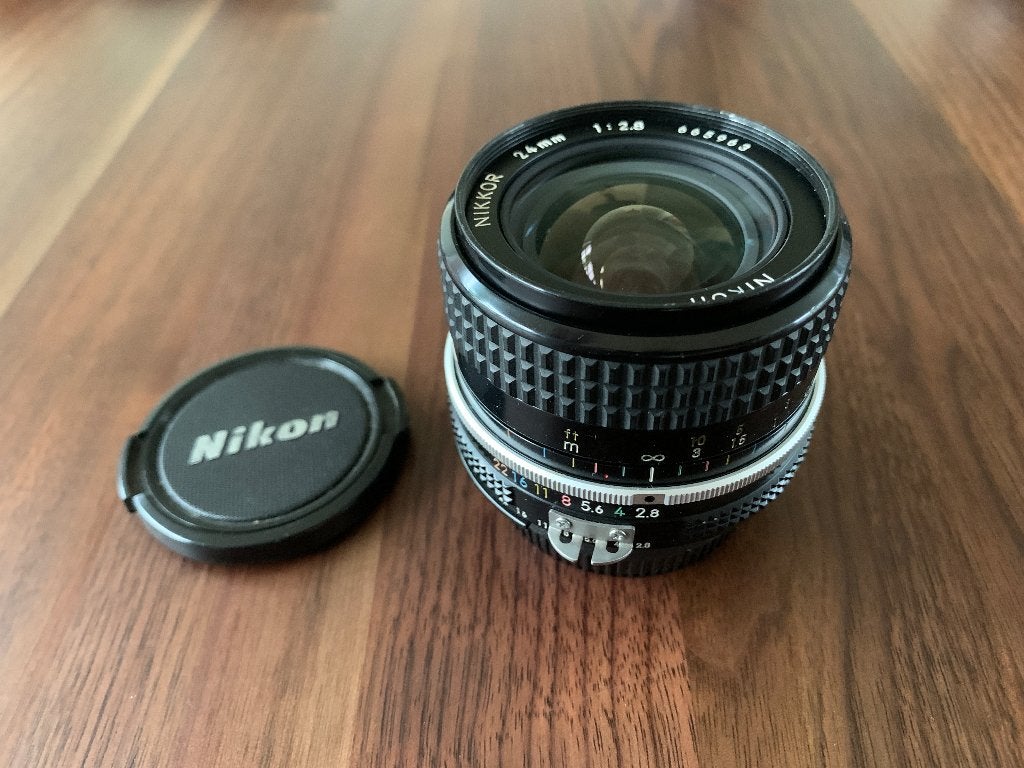 Nikon 24mm f2.8 AI lens (Nikon F mount), Audio, Tv en Foto, Nikon, Zo goed als nieuw, Nikon F-mount, 24 mm