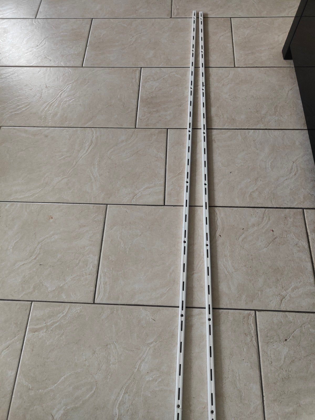 Duraline Ophangsysteem met Beugels - 2x 1.5m Rails, Ophalen, Gebruikt