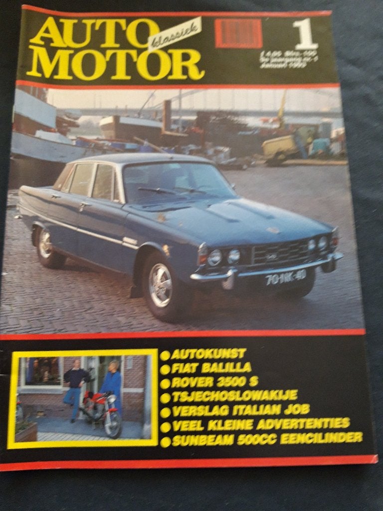 Auto Motor Klassiek jan ’99 – kopen bij Domeinen, Rover etc, Ophalen of Verzenden, Zo goed als nieuw, Algemeen