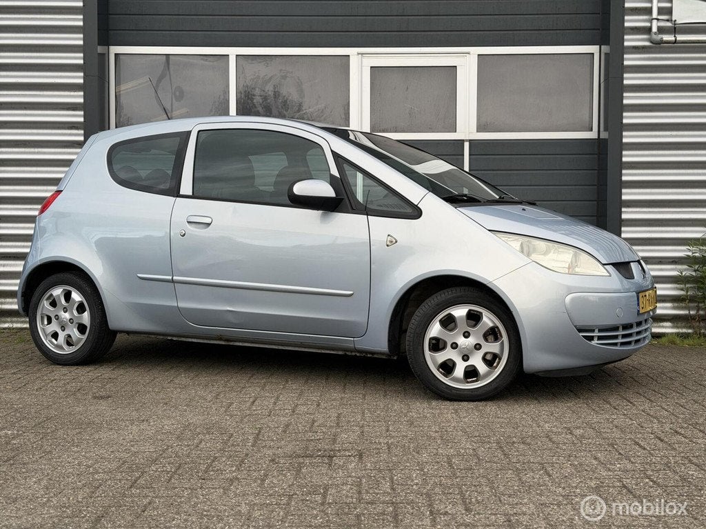 Mitsubishi Colt 1.1 Invite|APK 04-2027|Airco|Elek. Ramen|, Voorwielaandrijving, Stof, Gebruikt, Blauw
