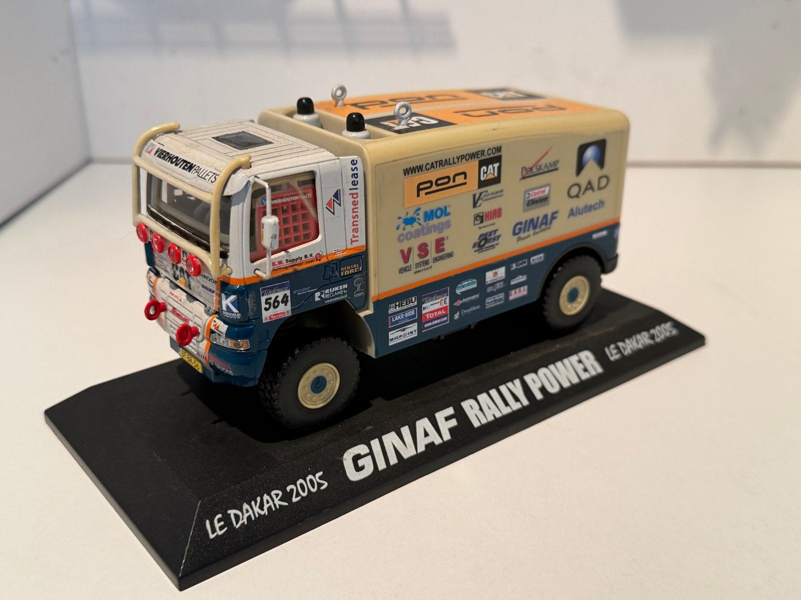 GINAF Rally Power Le Dakar 2005 schaalmodel, Overige merken, 1:32 tot 1:50, Ophalen of Verzenden, Zo goed als nieuw