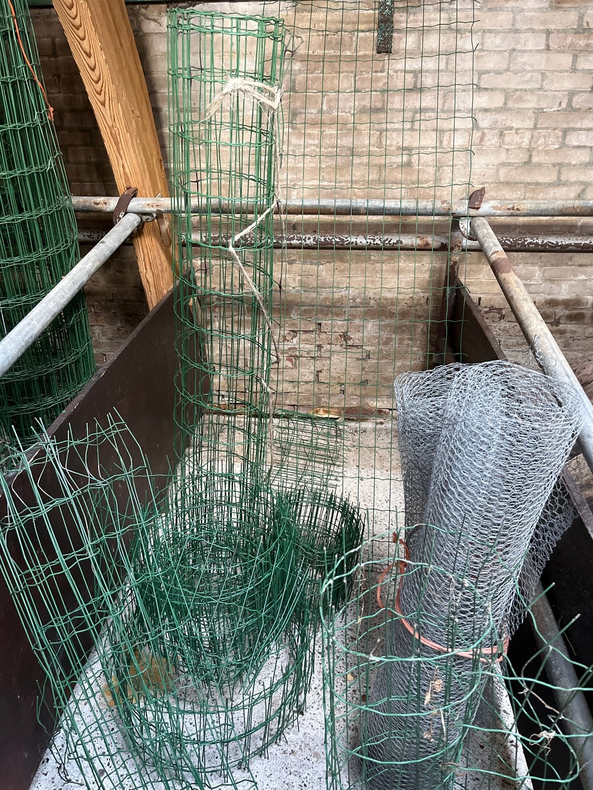 Diverse kleinere stukken afrastering, Ophalen, Gebruikt, Minder dan 10 meter, Gaas