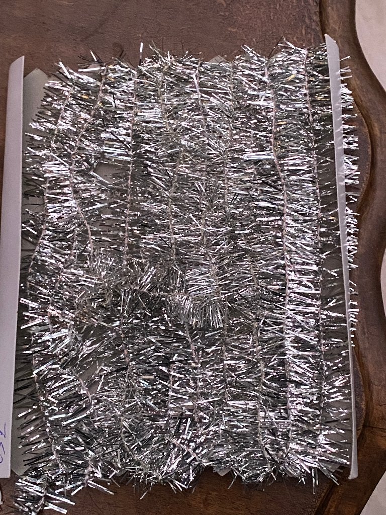 Mooi oud Tinsel Zilverkleurig KERST, Ophalen of Verzenden, Zo goed als nieuw