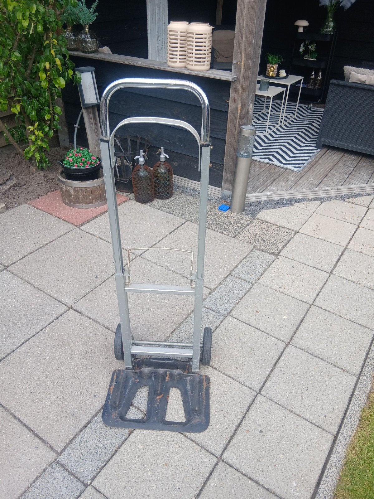 Steekwagen., Doe-het-zelf en Verbouw, Transportwagens, 60 tot 80 liter, Ophalen, Gebruikt, Steekwagen