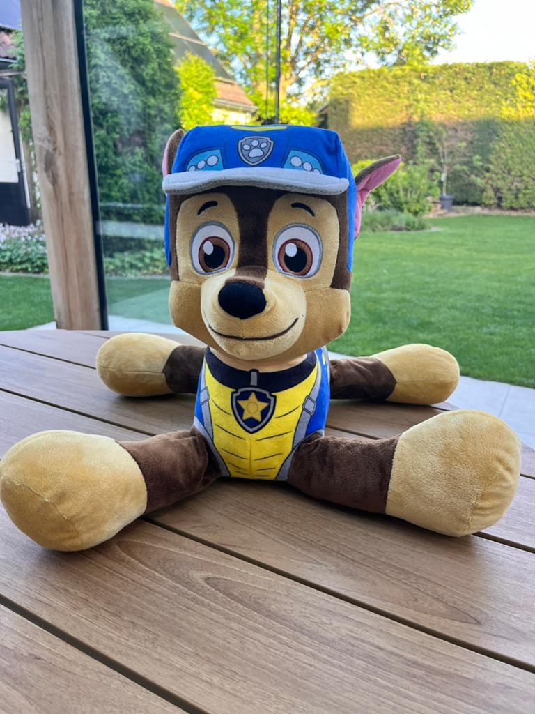 Paw Patrol Chase knuffel - Nickelodeon, Overige merken, Blauw, Zo goed als nieuw, Middelgroot (20 tot 80 cm)
