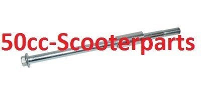 Voorwielas Retro Scooter M10X205mm 40000004Bz 78115, Ophalen of Verzenden