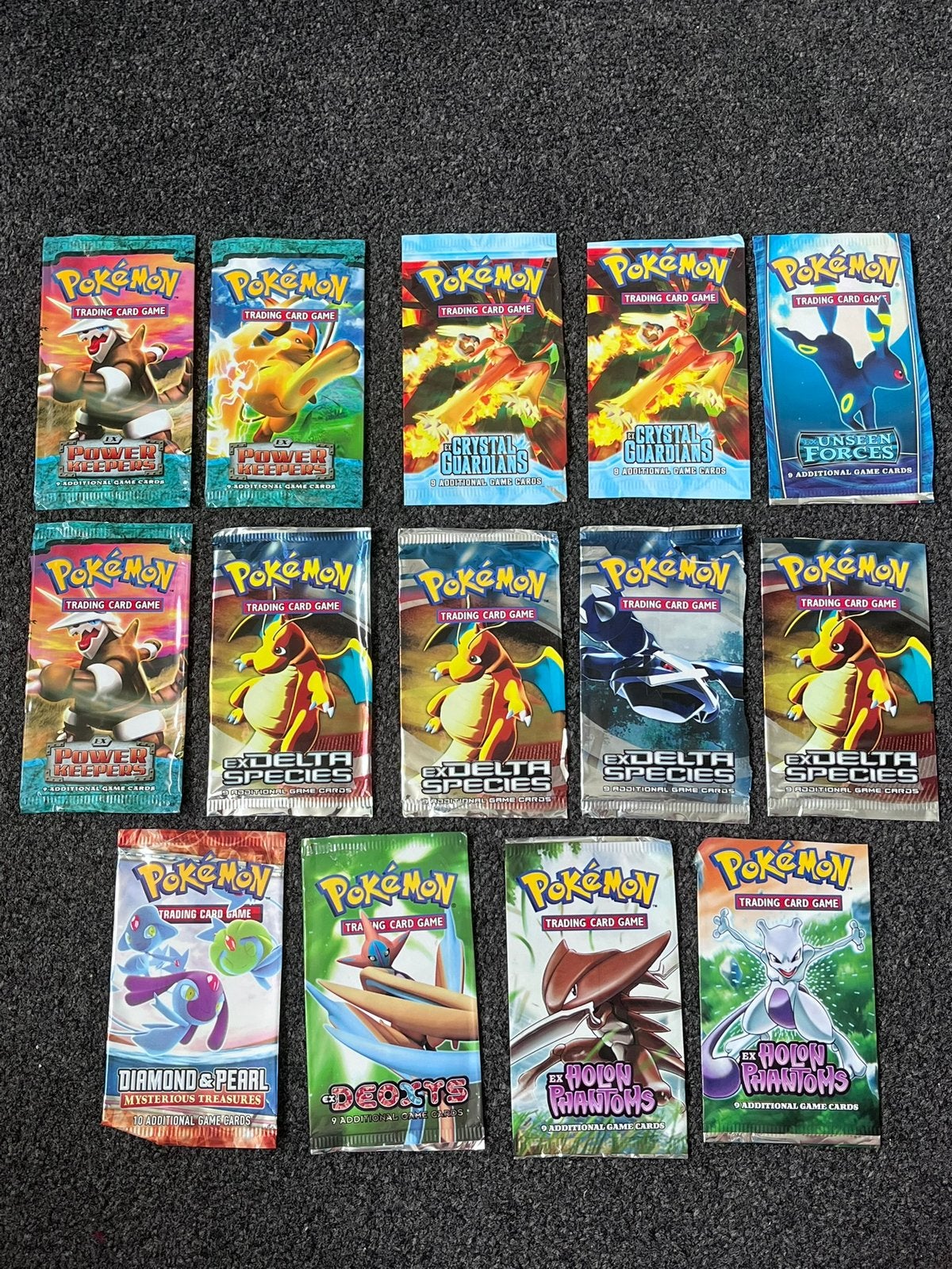 Pokémon LEEG! 14 oude booster packs art - verzamelobjecten, Ophalen of Verzenden, Zo goed als nieuw, Booster, Foil