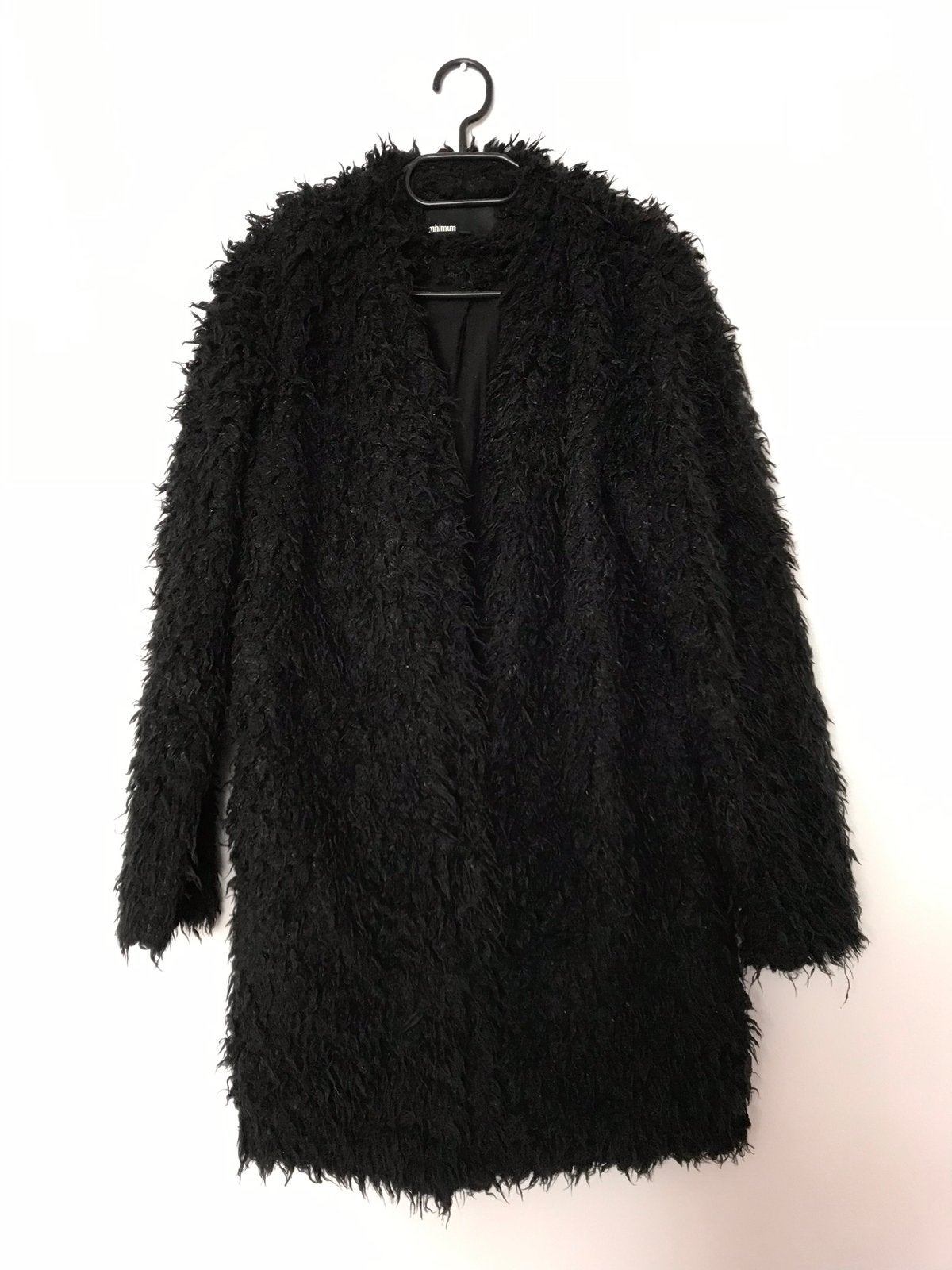 Minimum M Deens dik zwart harig warm vest egf Scandinavisch, Zwart, Ophalen of Verzenden, Zo goed als nieuw, Minimum