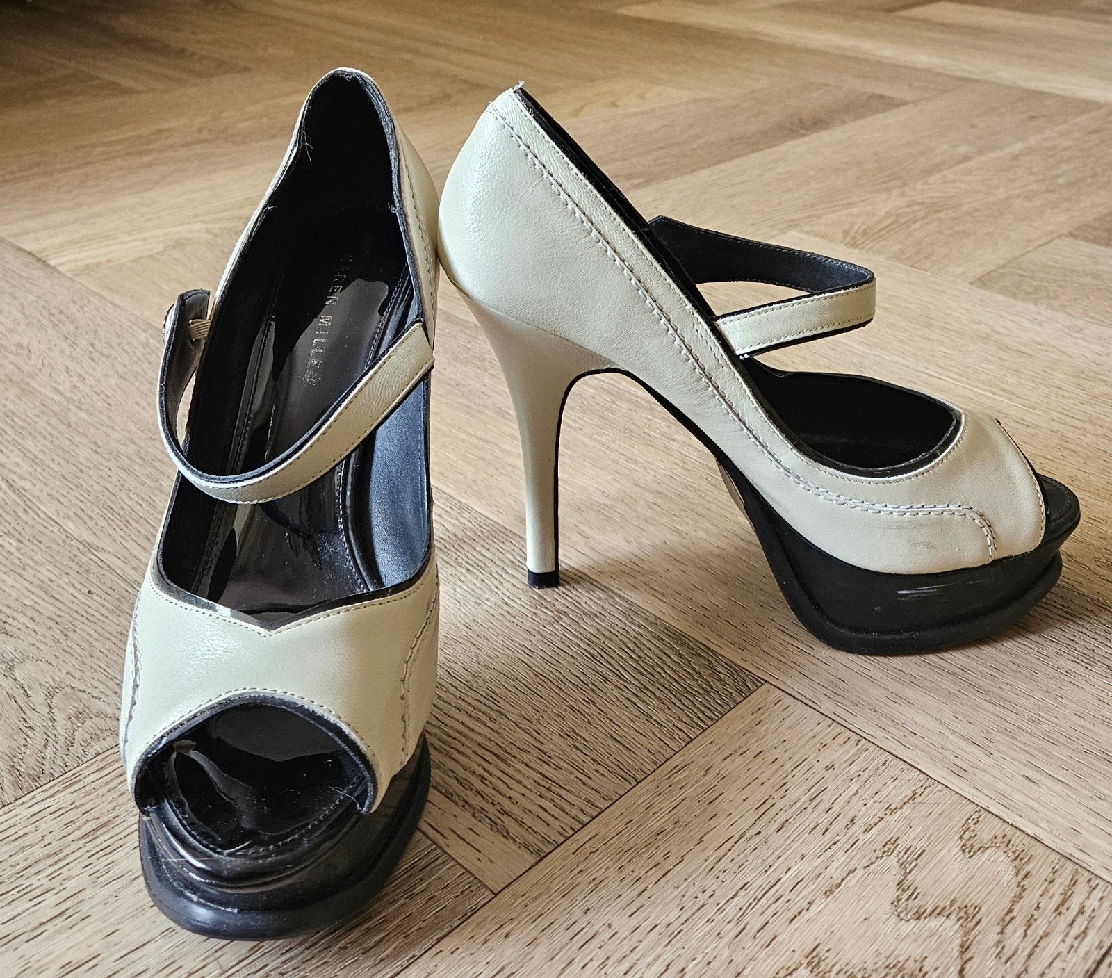 Toffe zomerschoenen met hoge hakken, Ophalen, Overige kleuren, Zo goed als nieuw, Schoenen met hoge hakken