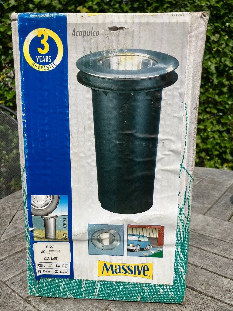 Grondspot, Ophalen, Minder dan 50 watt, Nieuw, Netvoeding