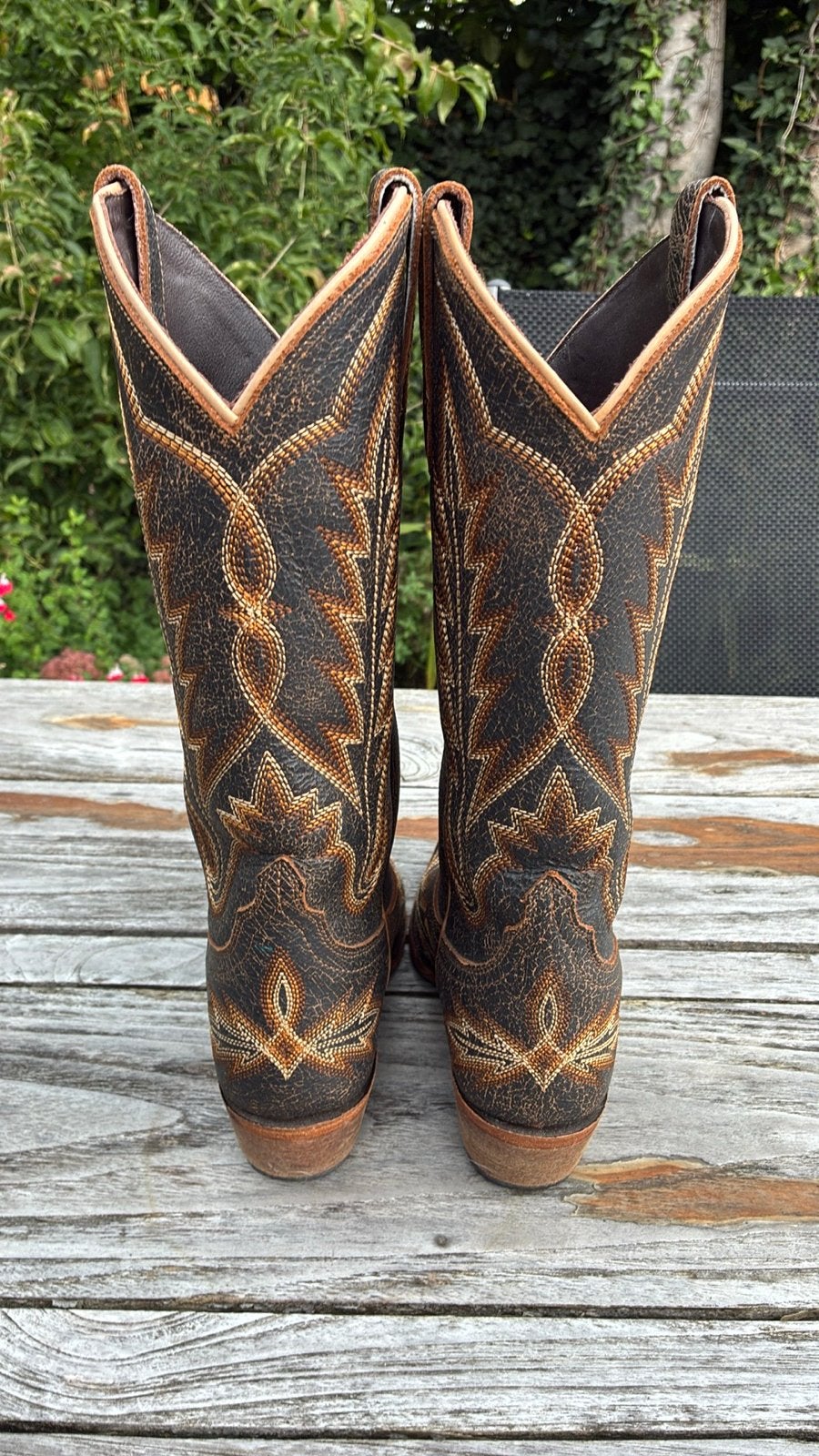 Foto 4 van Handgemaakte leren cowboylaarzen Boots by M maat 39
