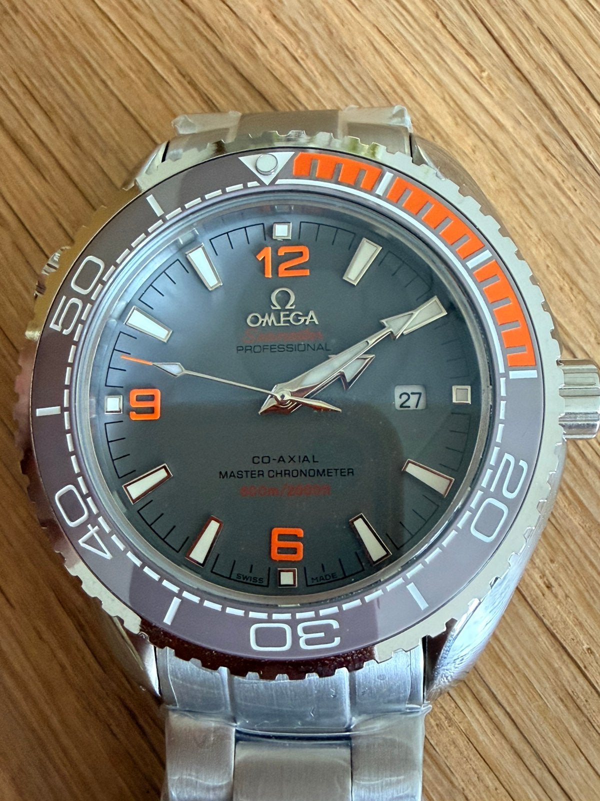 Omega seamaster planet ocean, Ophalen of Verzenden, Zo goed als nieuw, Staal, Omega