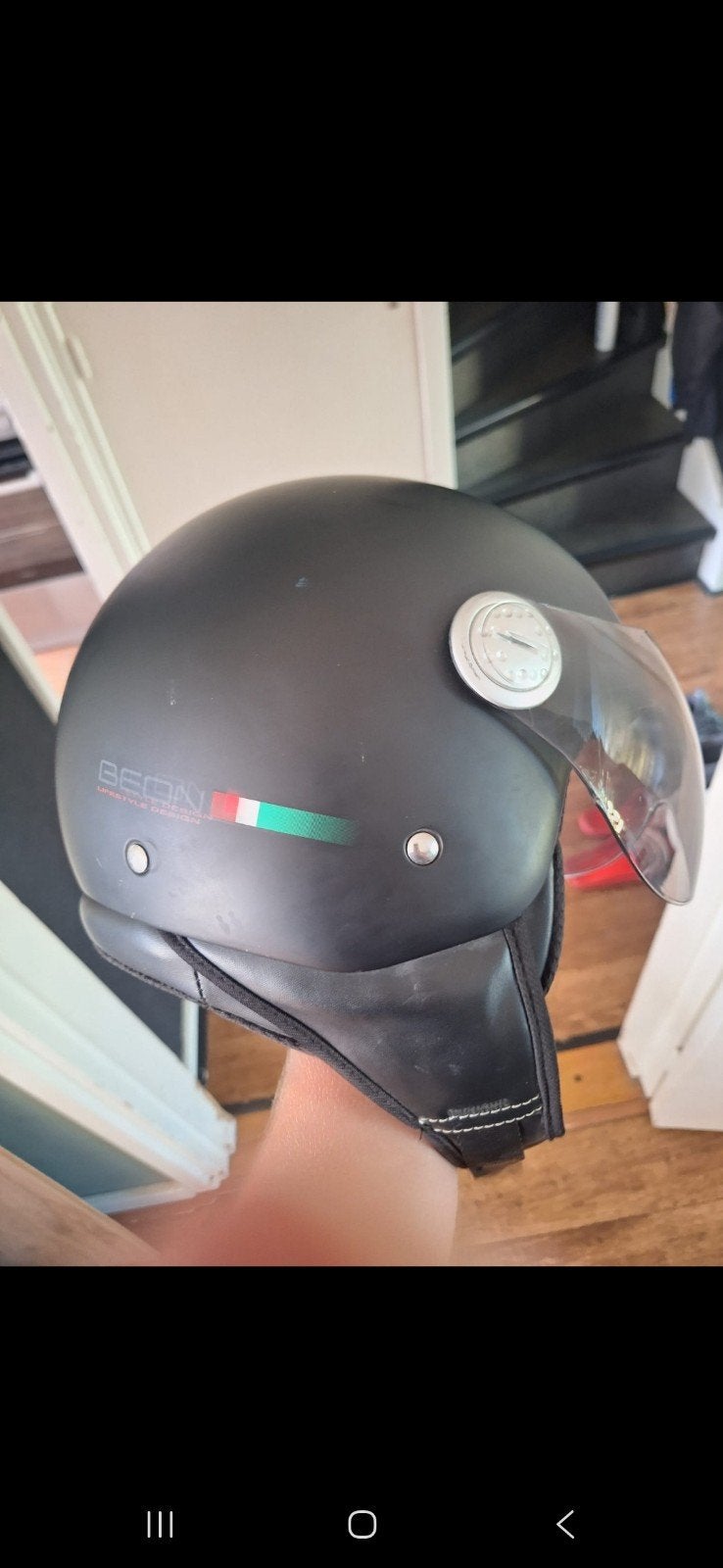 Beon helm zwart vizier, Ophalen, Nieuw