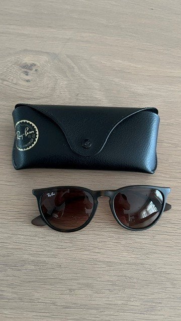 Ray-Ban RB4171 Erika Zonnebril - Bruin incl nwe glazen, Ophalen, Zonnebril, Bruin, Zo goed als nieuw