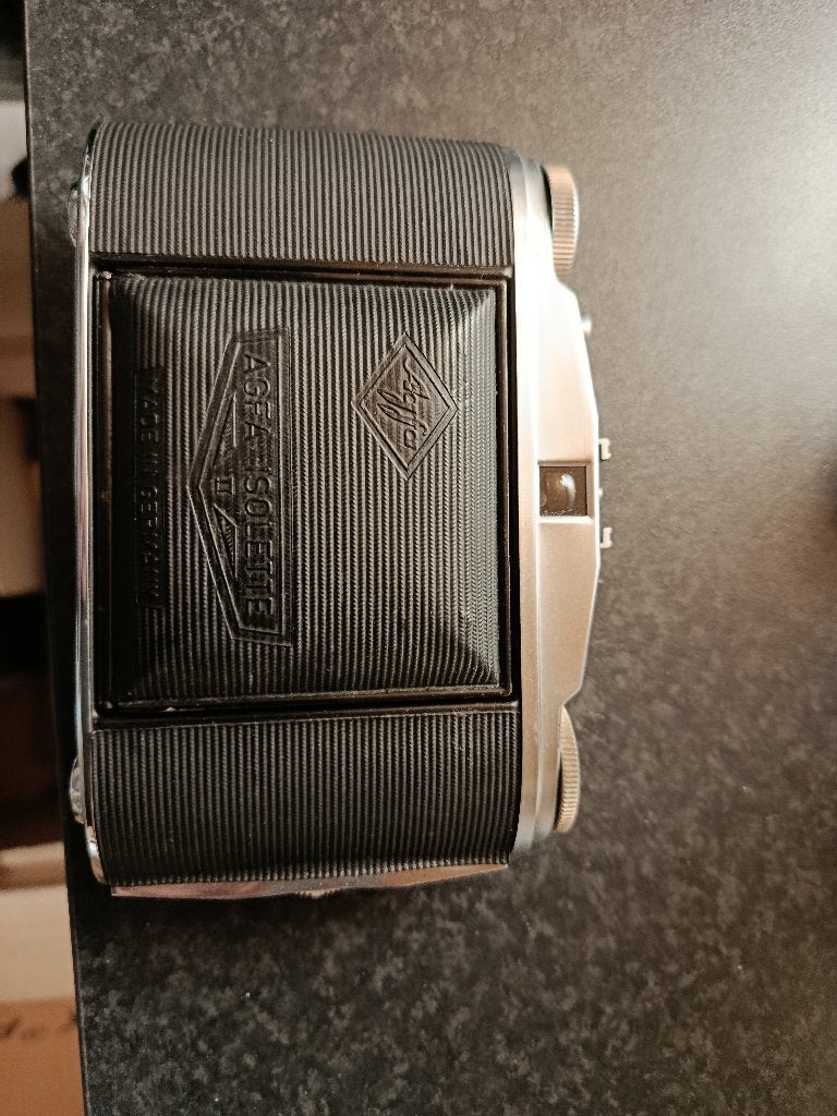 fotocamera Agfa met belichtings meter, Ophalen of Verzenden, Gebruikt, Compact, Overige Merken