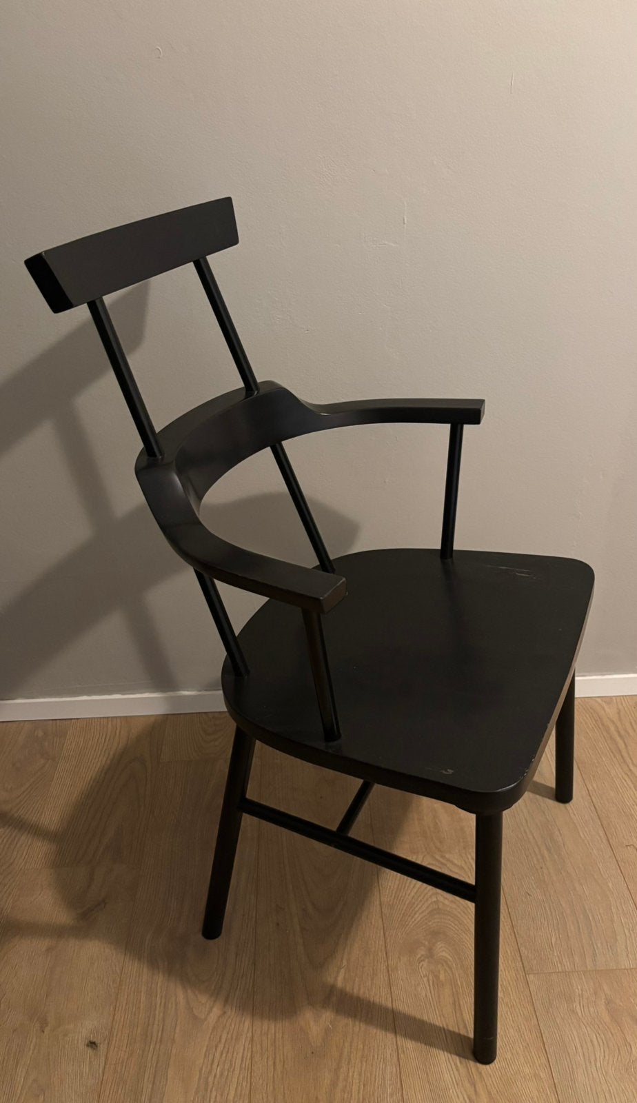 Ebba Strandmark ikea stoel zwart, Ophalen, Zo goed als nieuw, Zwart, Eén