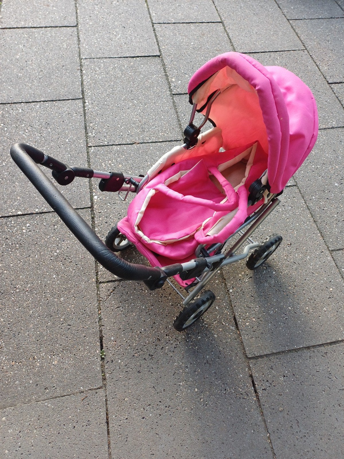 Bayer roze poppenwagen, Kinderen en Baby's, Ophalen, Zo goed als nieuw, Babypop
