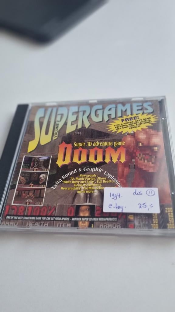 Retro pc cd rom doom, Vanaf 18 jaar, Shooter, Verzenden, 1 speler