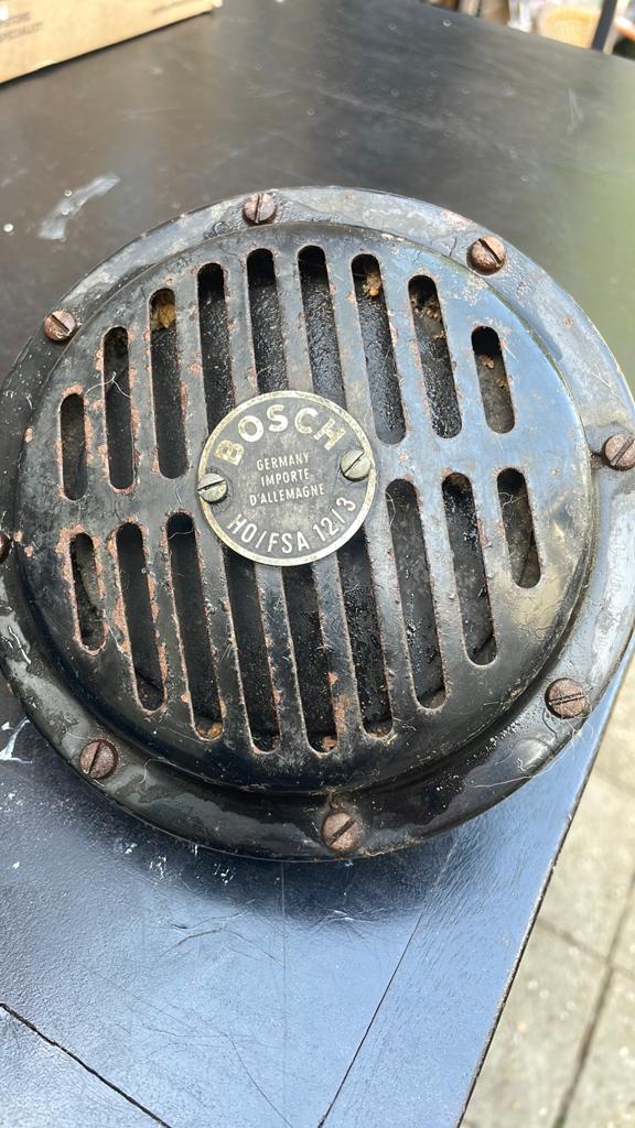 Originele bosch/porsche claxon oud!, Ophalen of Verzenden