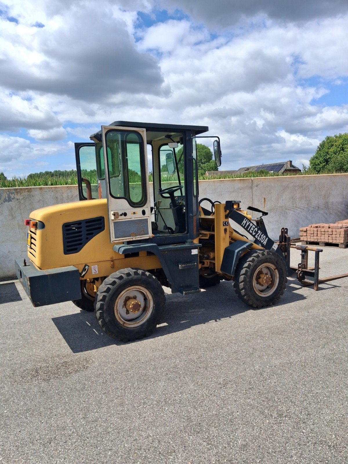 Hytec ZL10A Wiellader met bak en lepels, Ophalen of Verzenden, Wiellader of Shovel