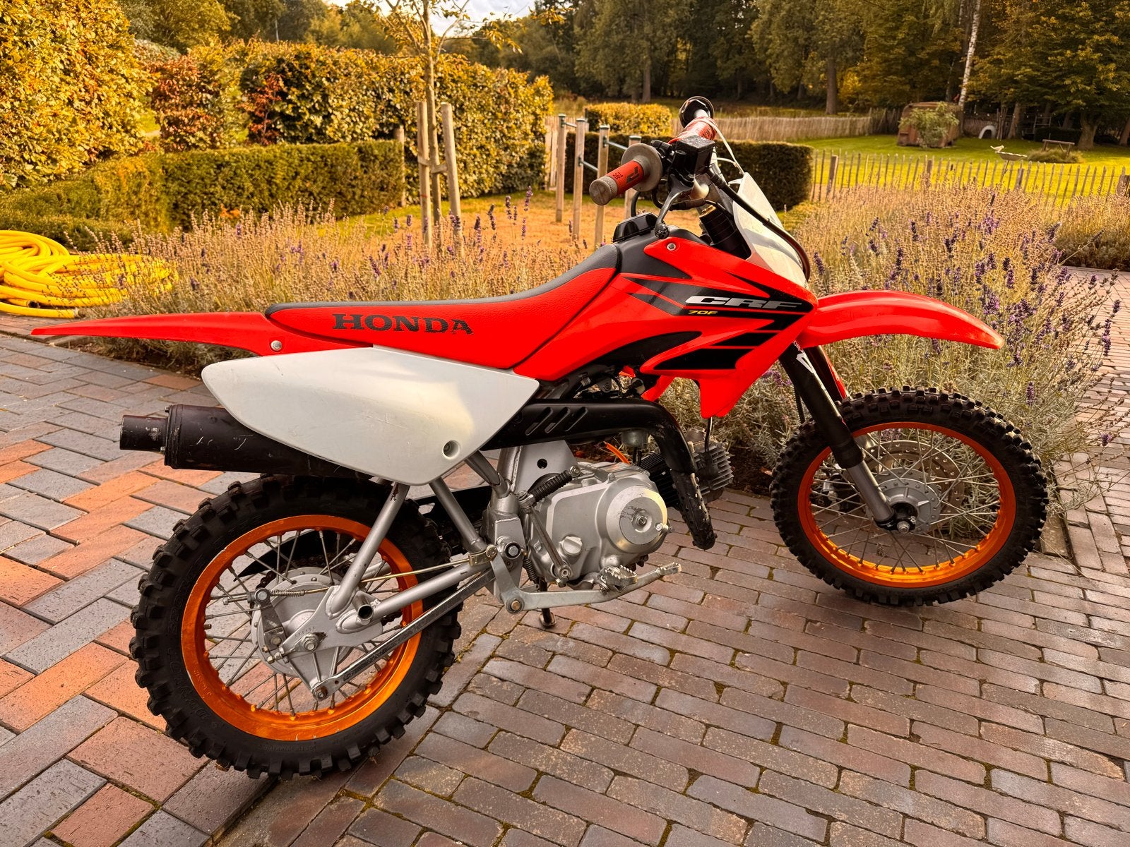 Honda CRF70F 2004 - Betrouwbare Crossmotor, Fietsen en Brommers, Brommers | Crossbrommers, Ophalen, Gebruikt, Honda
