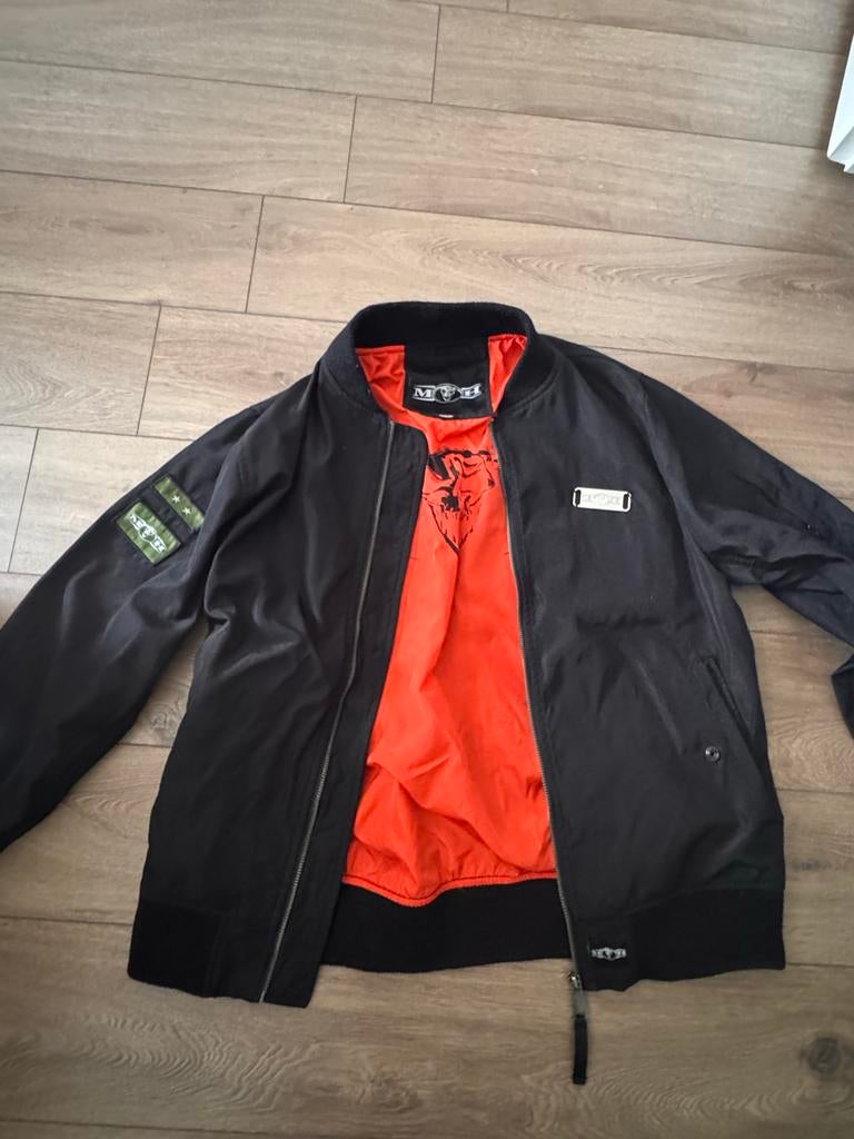 Masters of Hardcore Bomberjack - Zo goed als nieuw, Kleding | Heren, Ophalen of Verzenden, Zo goed als nieuw, Maat 48/50 (M), Zwart