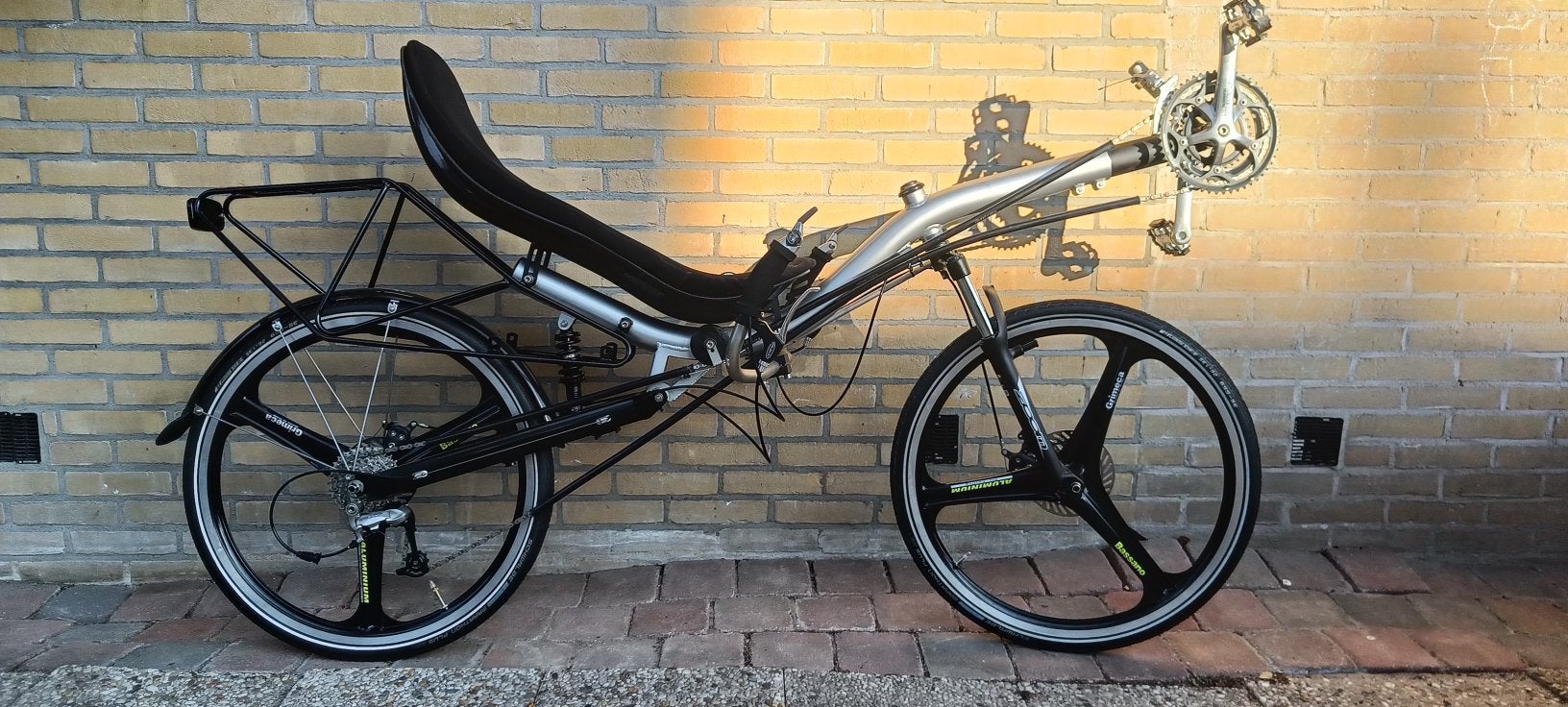 Optima Condor custom built ligfiets (onderstuur), Onderstuur, Zo goed als nieuw, Schijfrem, Ophalen