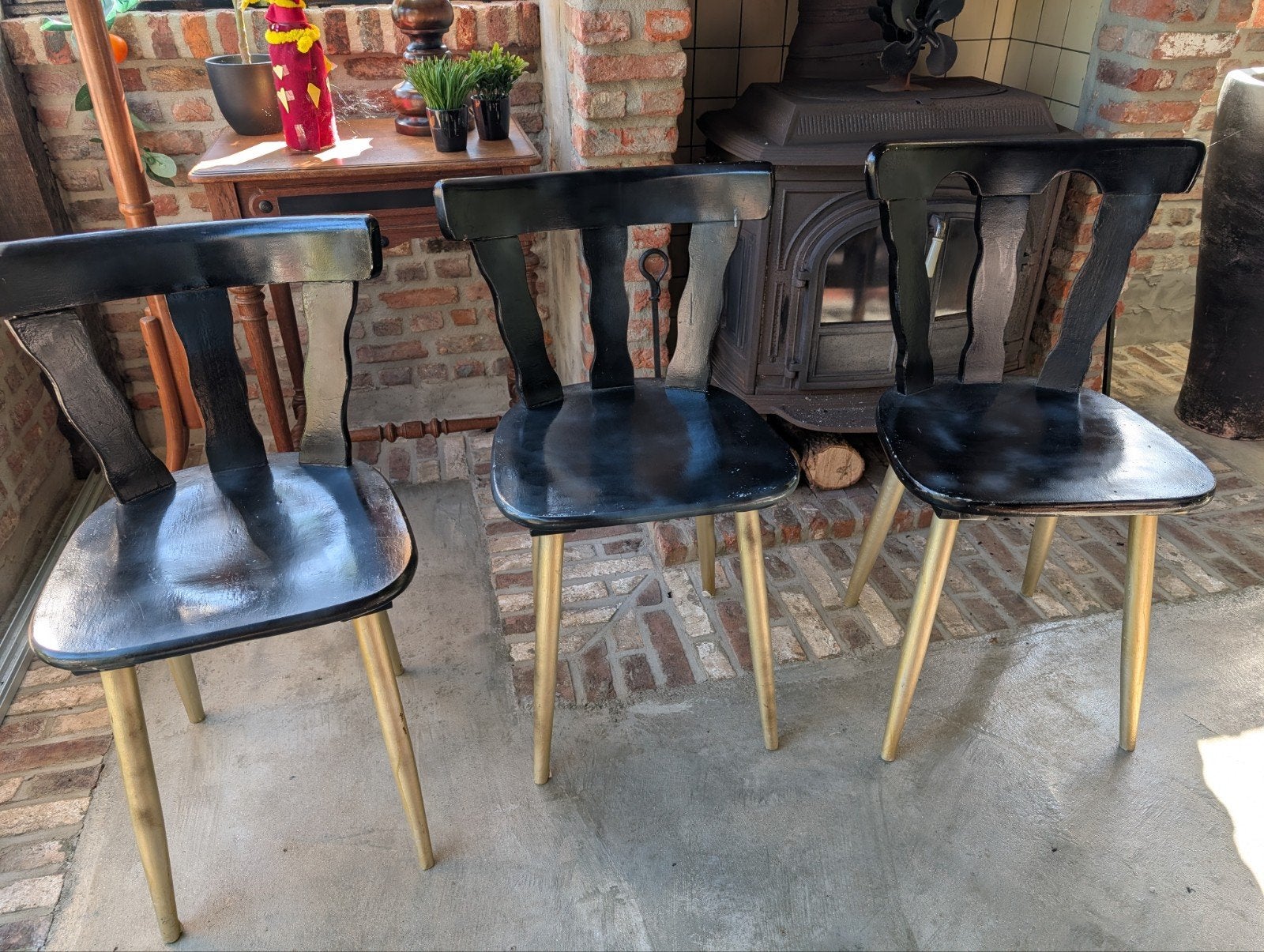 6 Cafestoelen, Ophalen
