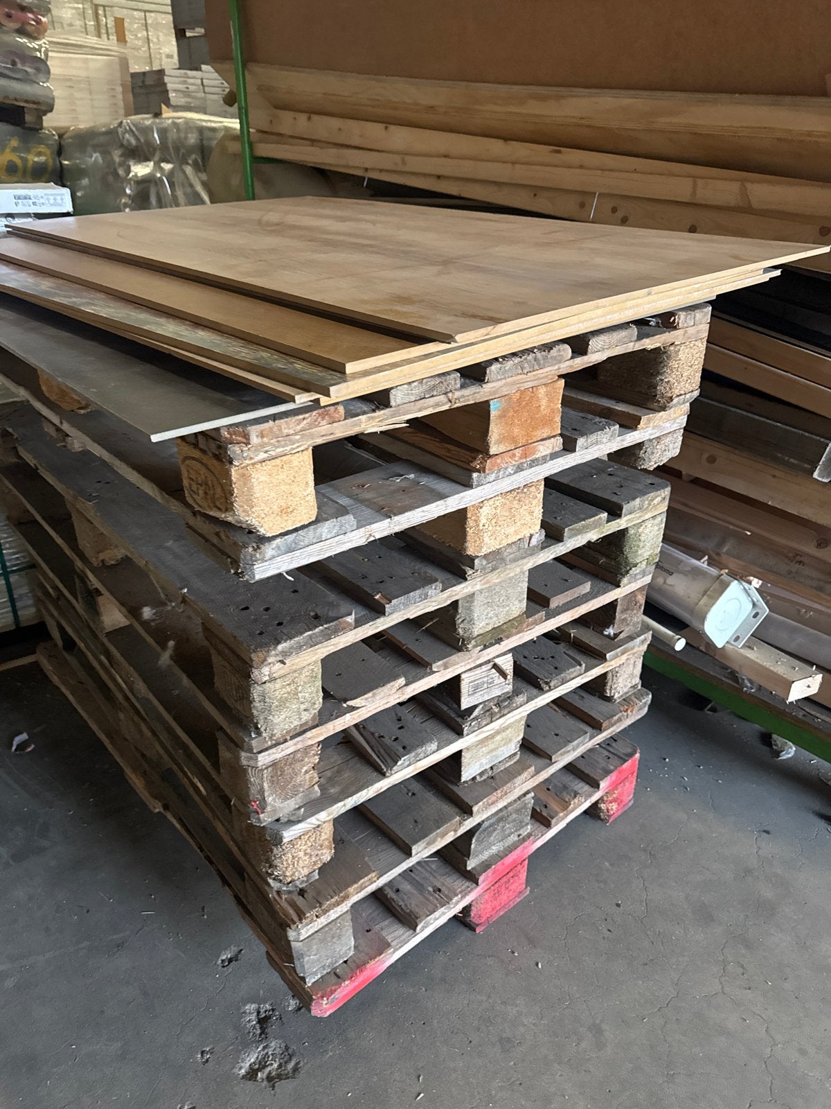 Afhalen kapotte euro Pallets, Ophalen, Gebruikt, Minder dan 25 mm, Pallet