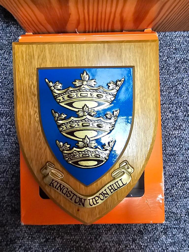Houten schild Kingston Upon Hull, Ophalen of Verzenden