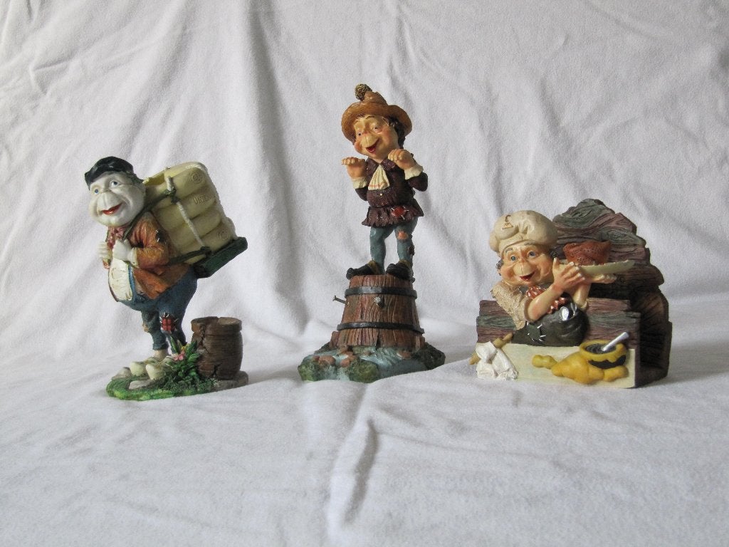 Efteling Laaf beeldjes, Ophalen of Verzenden, Gebruikt, Beeldje of Poppetje