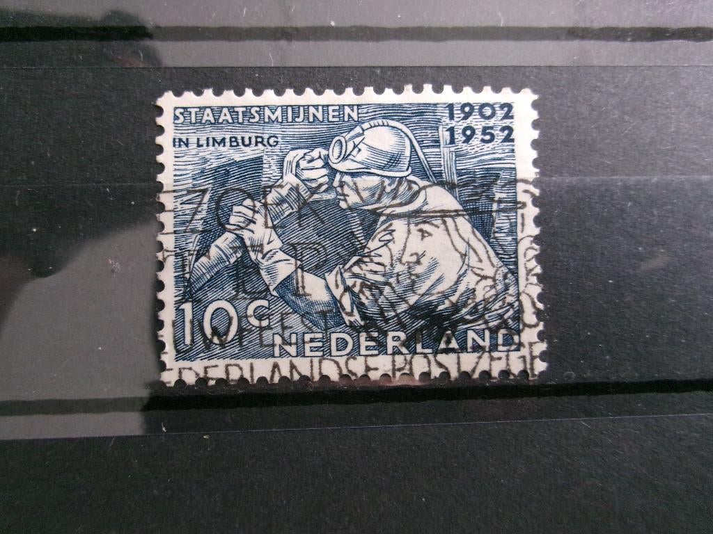 1952 - mijnwerker (322c), Verzenden, Gestempeld