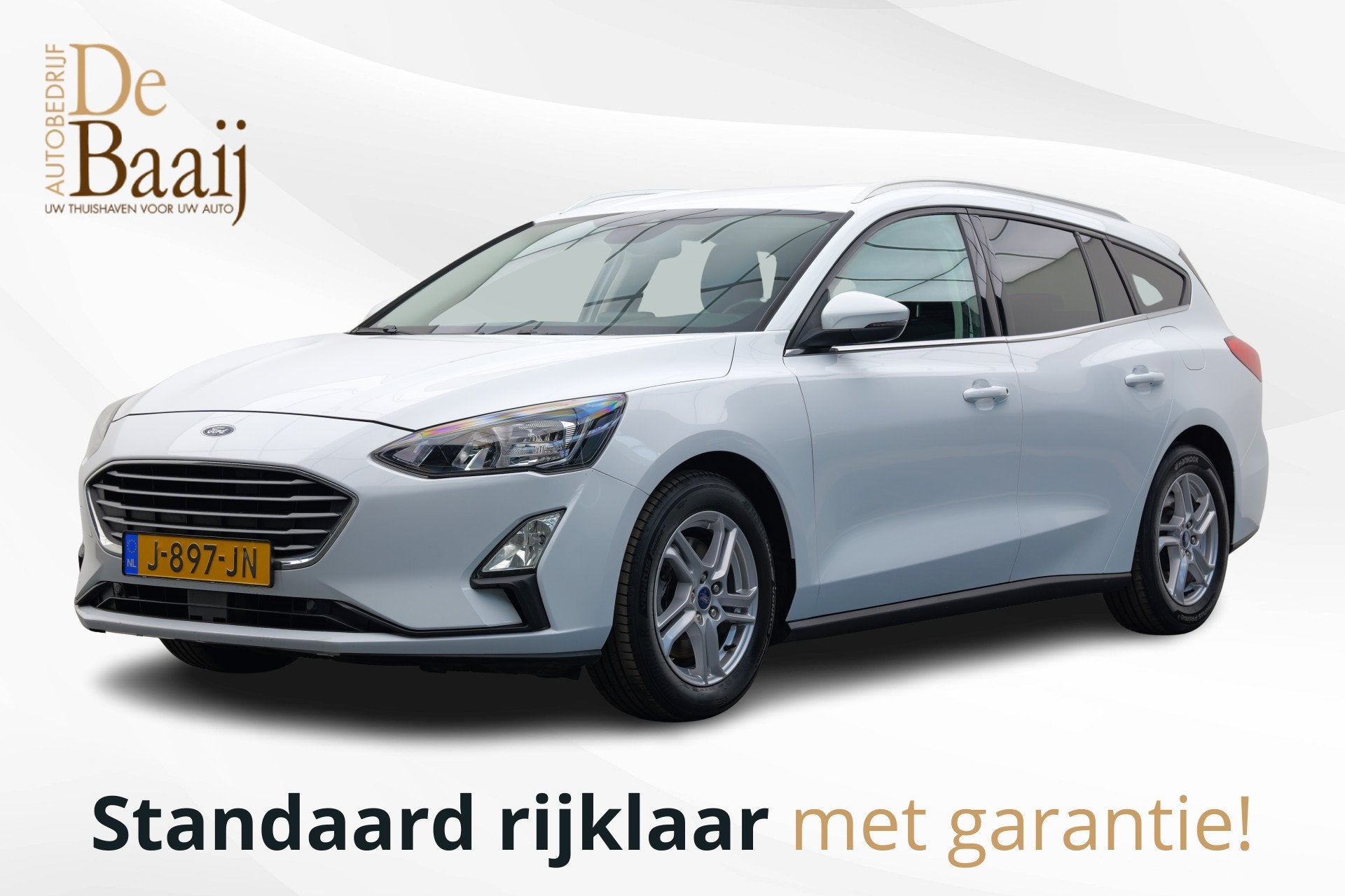 Ford FOCUS Wagon 1.0 EcoBoost Trend Edition Business | Distr, Auto's, Gebruikt, Met garantie (alle), 1283 kg, Wit