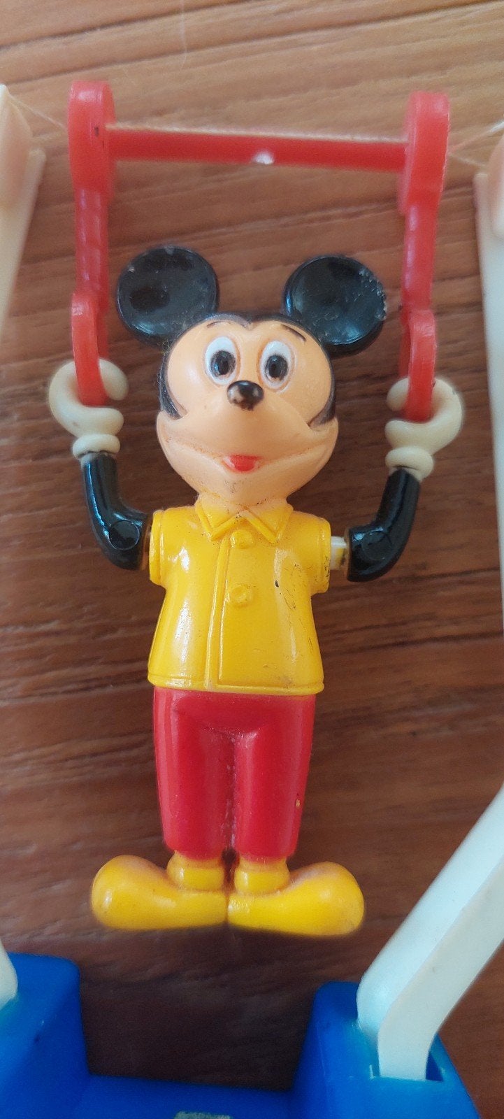 Vintage Simex Mickey Mouse Trapeze-Artist Speelgoed, Ophalen of Verzenden
