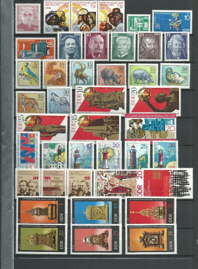 DDR, jaargang 1975, helemaal kompleet, Postfris., Ophalen of Verzenden, DDR, Postfris