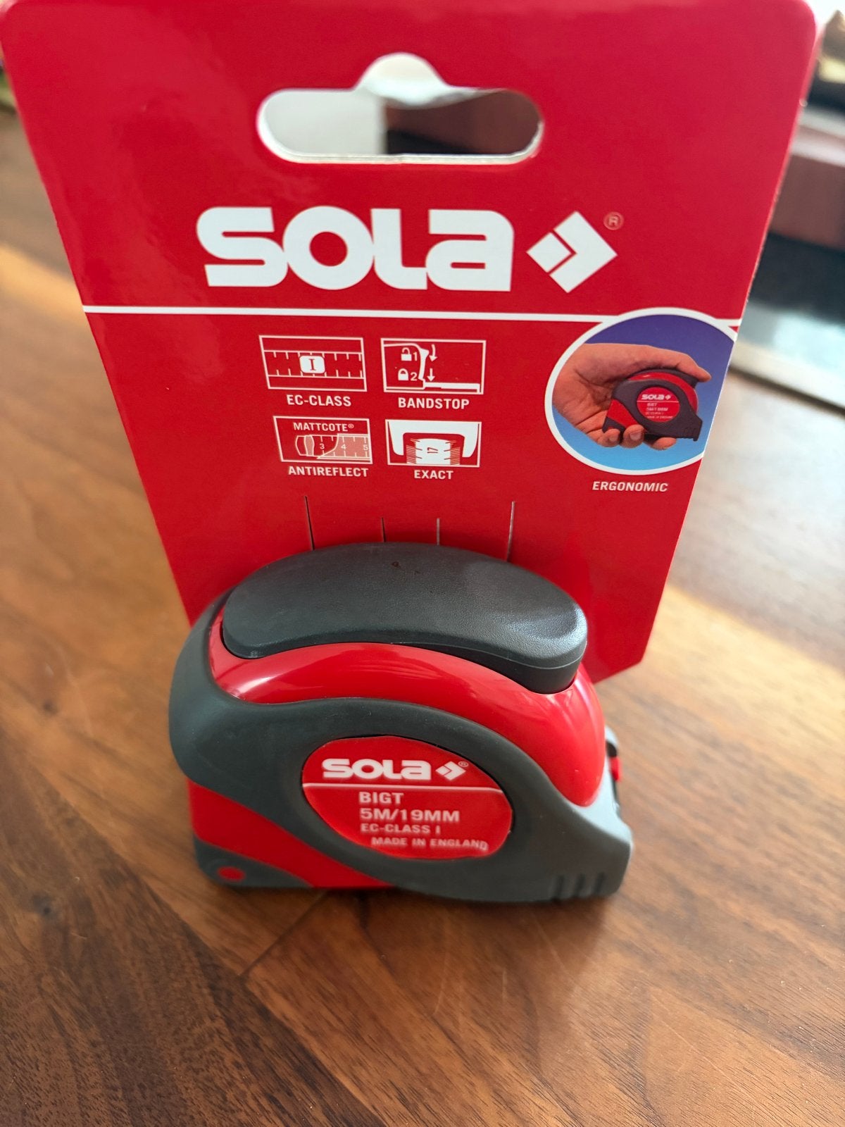Sola BIG T Rolmaat 5m/19mm - Nieuw in verpakking, Ophalen of Verzenden, Nieuw, Afstand