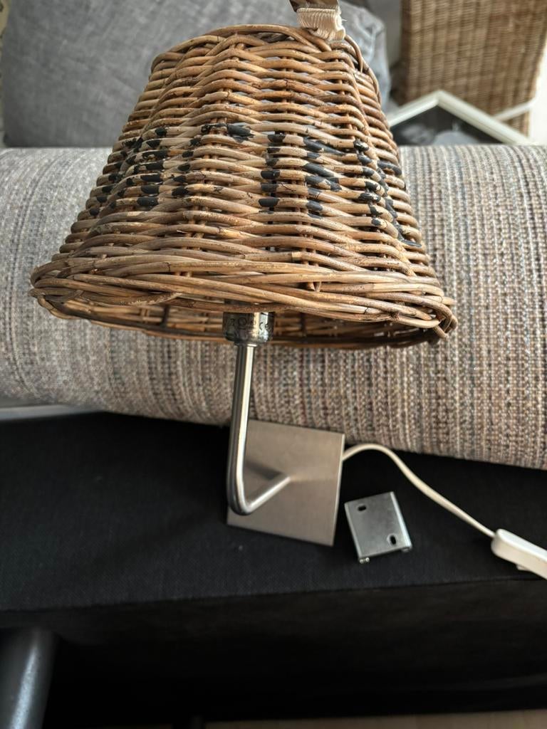 Rattan kapje. Riviera maison, Ophalen of Verzenden, Zo goed als nieuw, Rond, Minder dan 25 cm