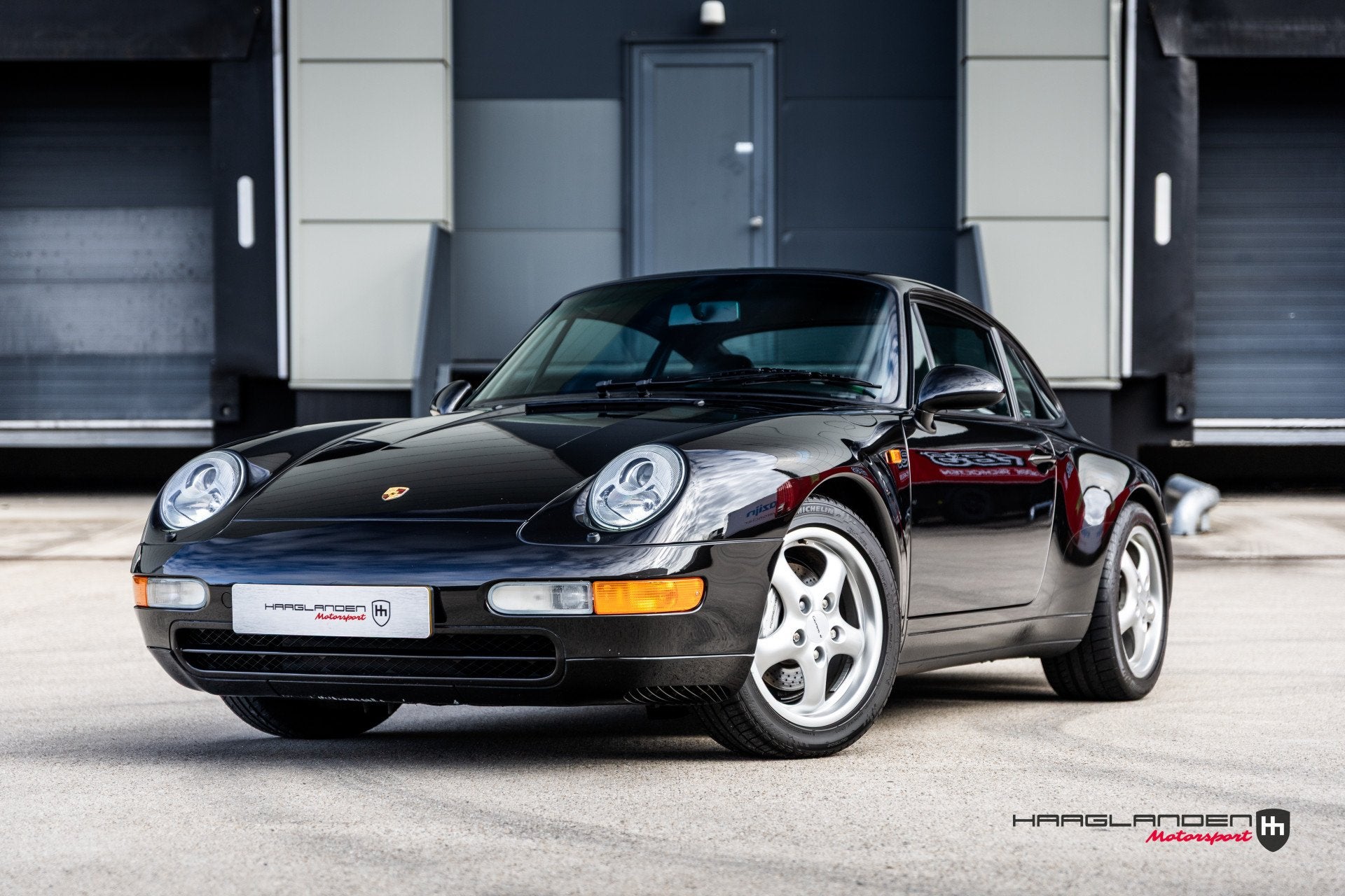 Porsche 911/993 3.6 Carrera 4 Coupé Handbak 99.000 KM, Auto's, Oldtimers, Zwart, 4 stoelen, Zwart, Leder