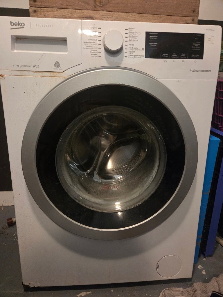 Wasmachine, Ophalen, Gebruikt, Energieklasse A of zuiniger, 85 tot 90 cm