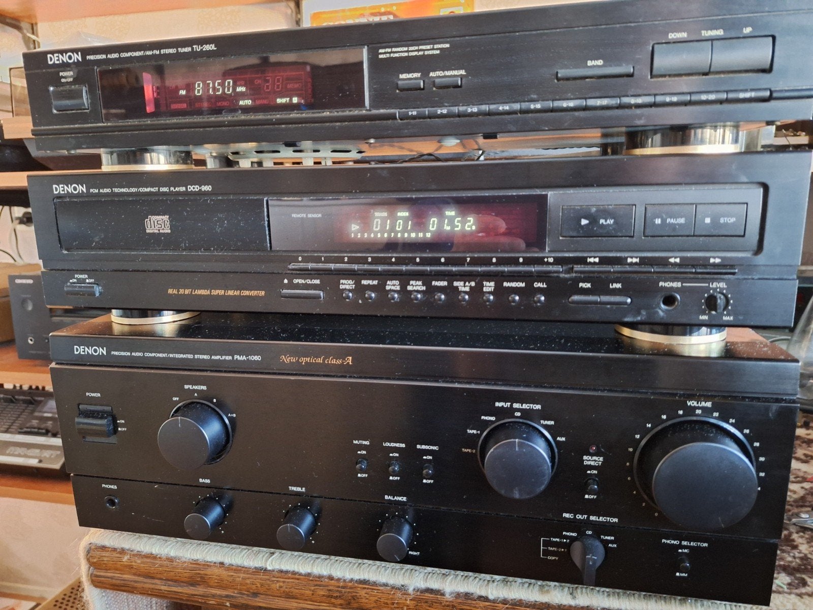 Denon Hifi Set: Versterker, CD-speler en Tuner, Ophalen, Cd-speler, Denon