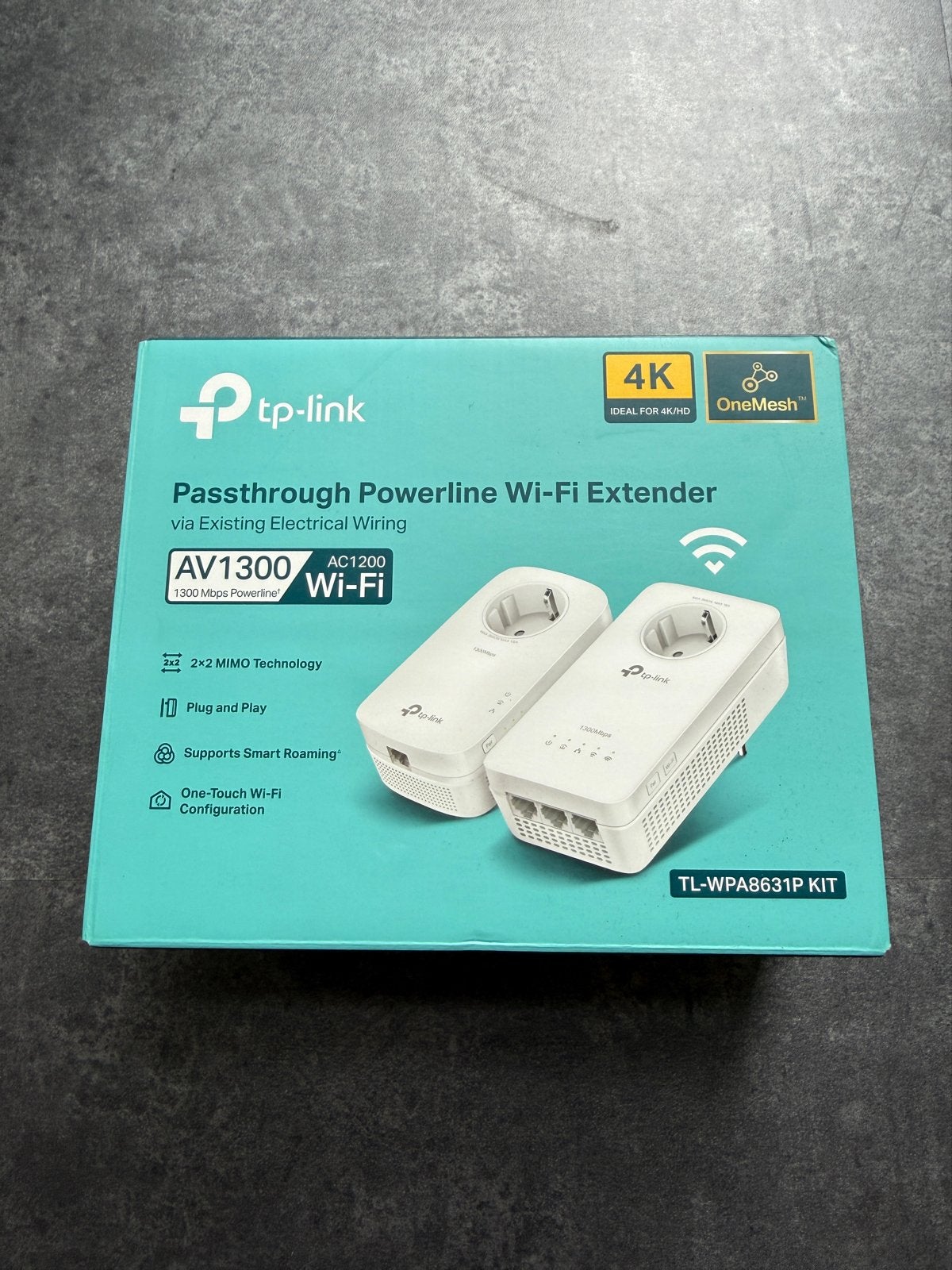 TP-Link TL-WPA8631P KIT Powerline Wi-Fi Extender, Ophalen, Zo goed als nieuw