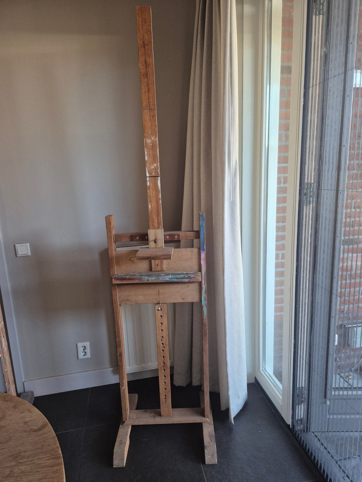 Houten schildersezel, Ophalen, Gebruikt, Ezel