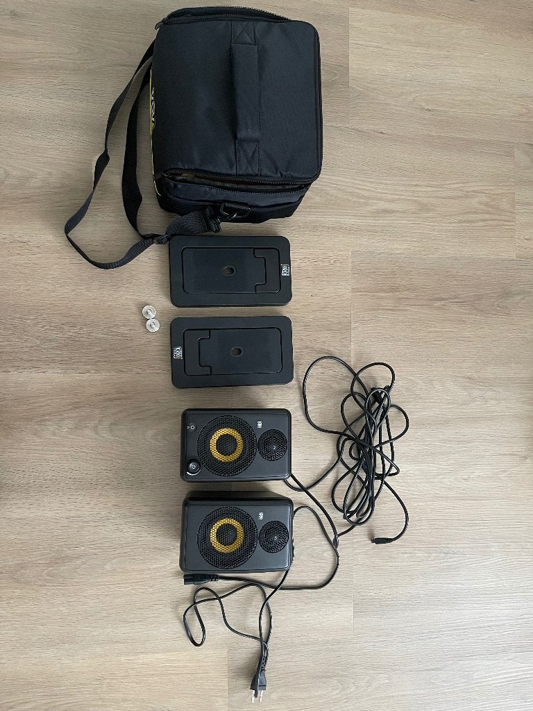 KRK GoAux 3 - Portable Studio Monitors (paar) - Compleet, Audio, Tv en Foto, Luidsprekers, Ophalen, Studiomonitor, Gebruikt, KRK