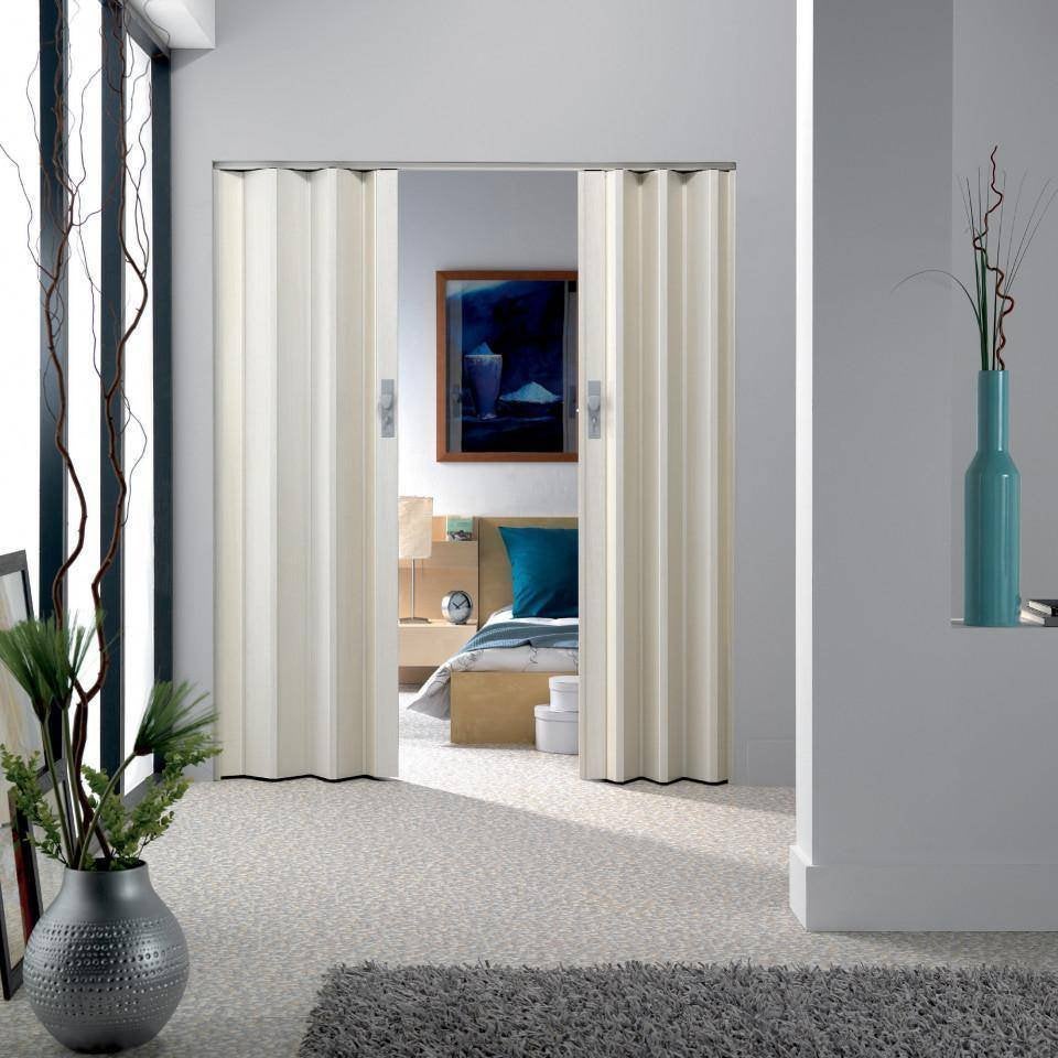 SALE Grosfillex Axia vouwdeur zonder glas in BxH 84x205 cm, Ophalen of Verzenden, Nieuw, Wit