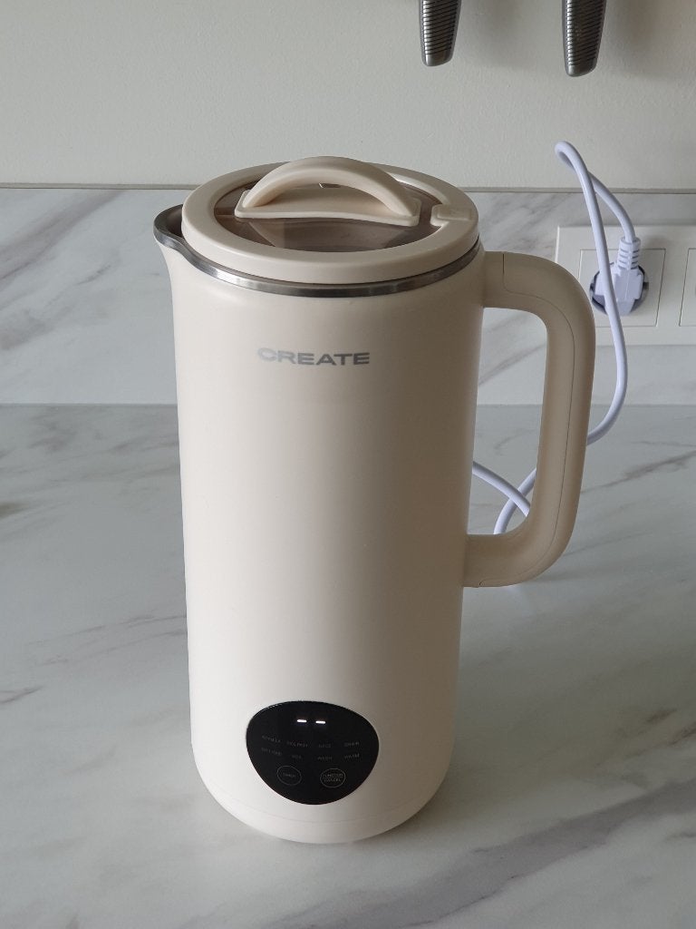 Vegan melkmaker van CREATE 850ml beige/creme, Minder dan 1 liter, Ophalen, Gebruikt