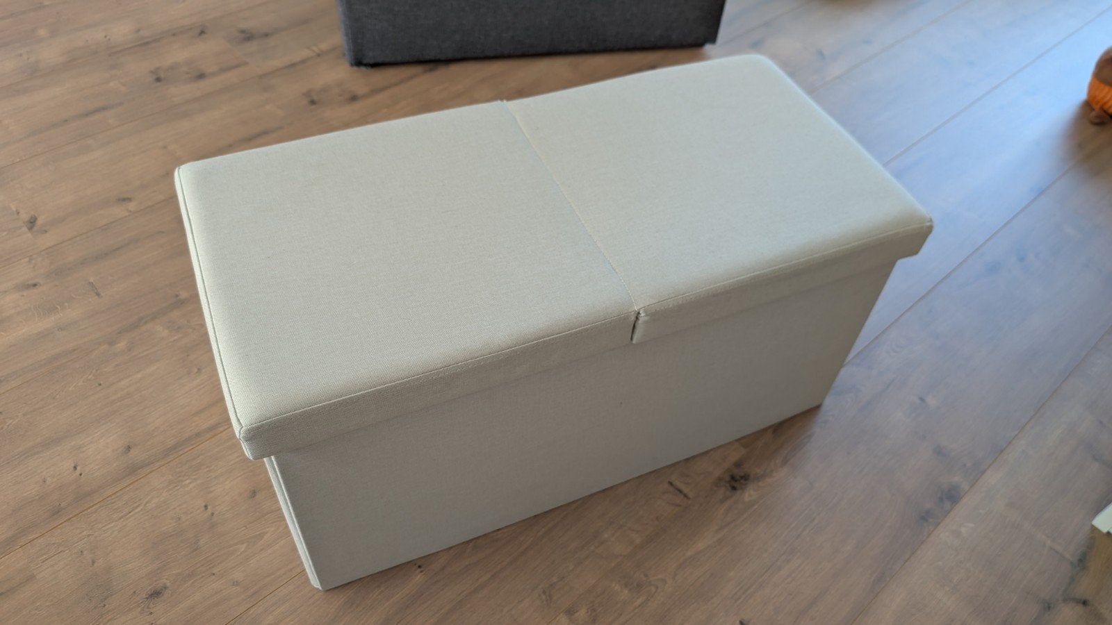 Opbergbox met deksel beige/creme, Ophalen, 50 – 75, Minder dan 50 cm, 50 tot 100 cm