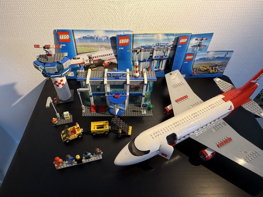 Lego 3182 Vliegveld, Compleet, City, Lego, Ophalen of Verzenden
