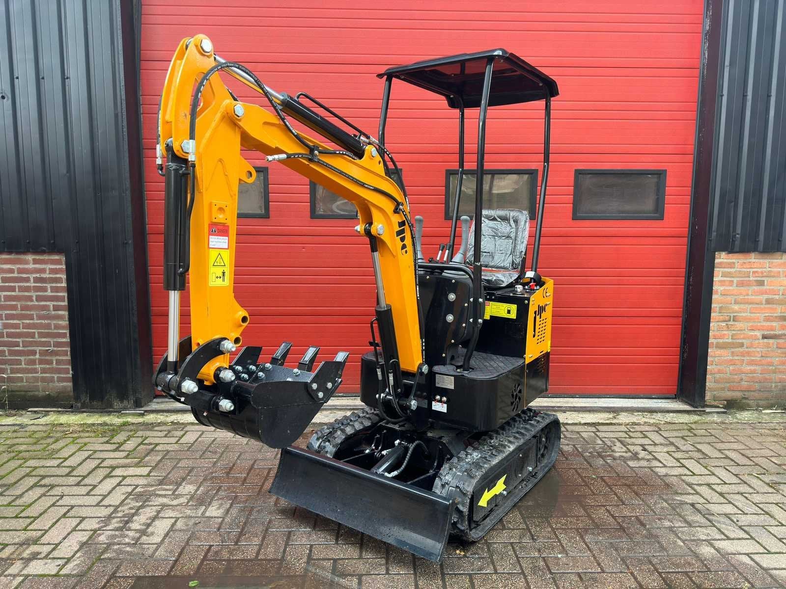 JPC HT12 Geel Minigraafmachine, Graafmachine
